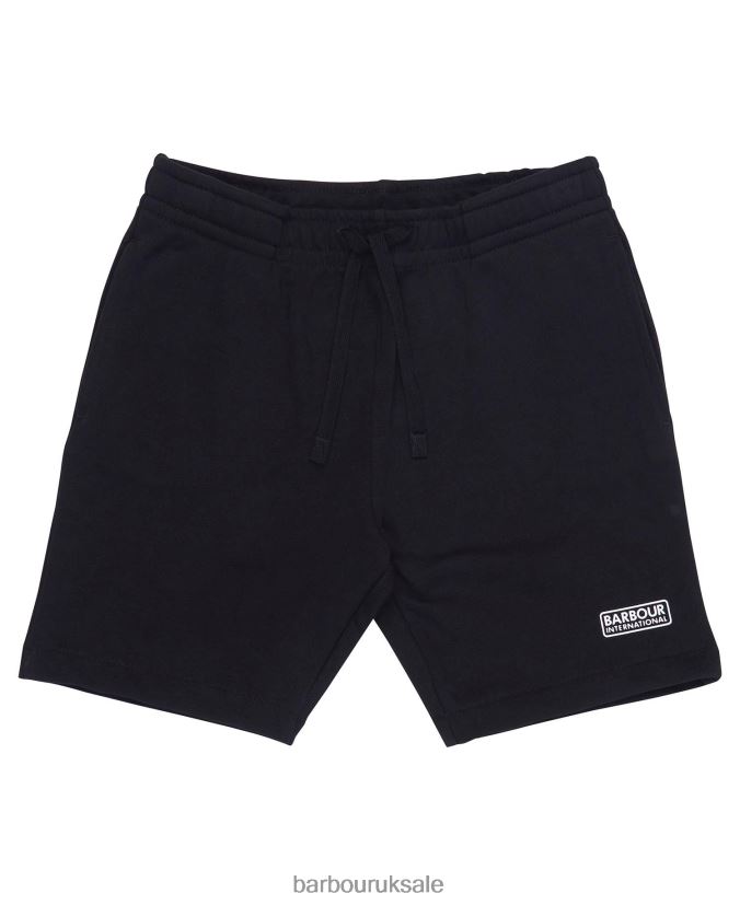 Trick Half-Zip Sweatshirt & Shorts Set Barbour Boys R08LB62536 Clothing Classic Black