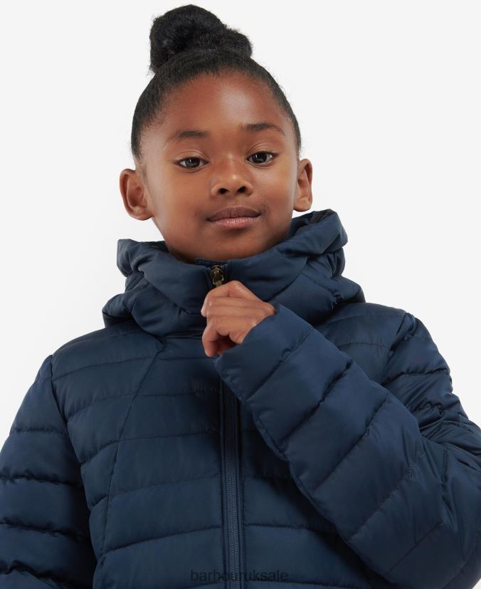 Coraline Quilted Jacket Barbour Girls R08LB62545 Clothing Pink Punch/Retro Floral