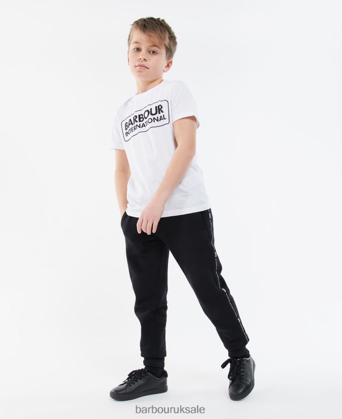 Essential Large Logo T-Shirt Barbour Boys R08LB62527 Clothing Grey Marl