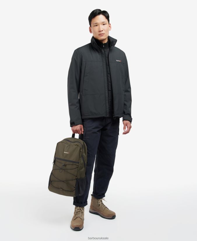 Arwin Canvas Explorer Backpack Barbour Men R08LB62193 Accessories Lake/Golden Green