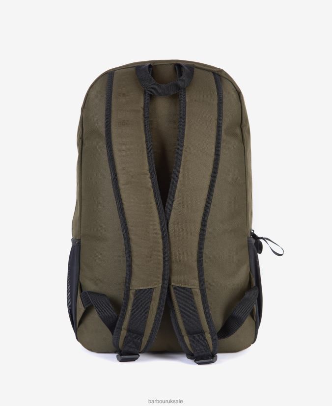 Arwin Canvas Explorer Backpack Barbour Men R08LB62193 Accessories Lake/Golden Green