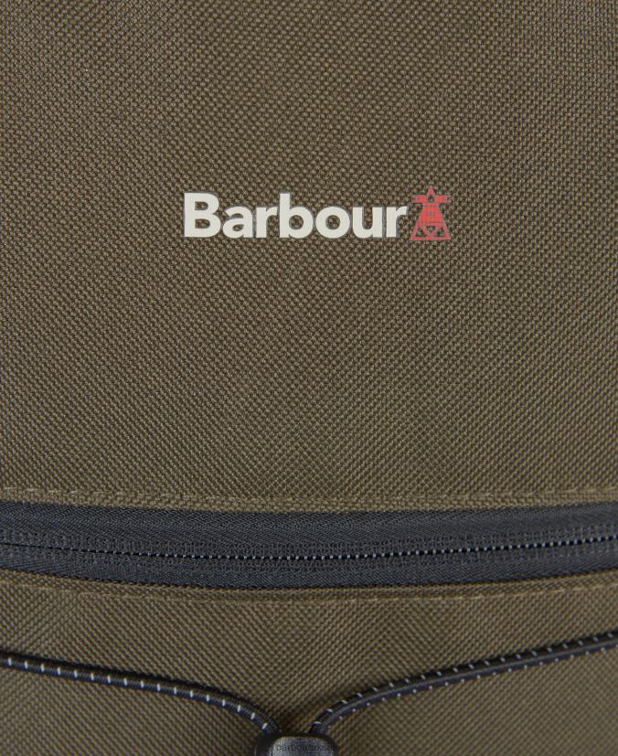 Arwin Canvas Explorer Backpack Barbour Men R08LB62193 Accessories Lake/Golden Green