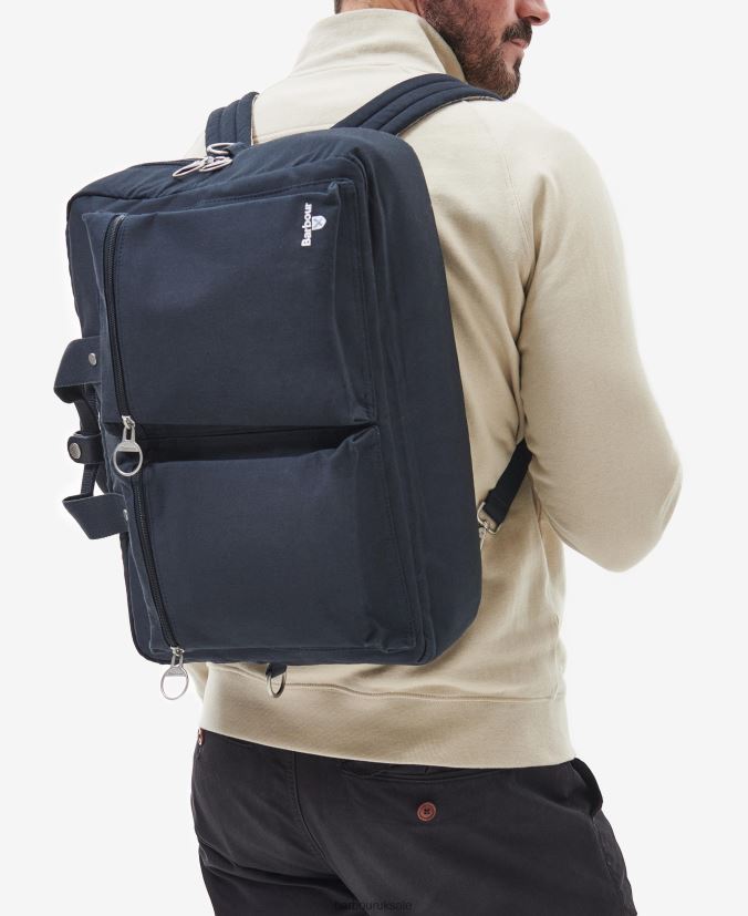 Cascade Three-Way Laptop Bag Barbour Men R08LB62196 Accessories Classic Navy