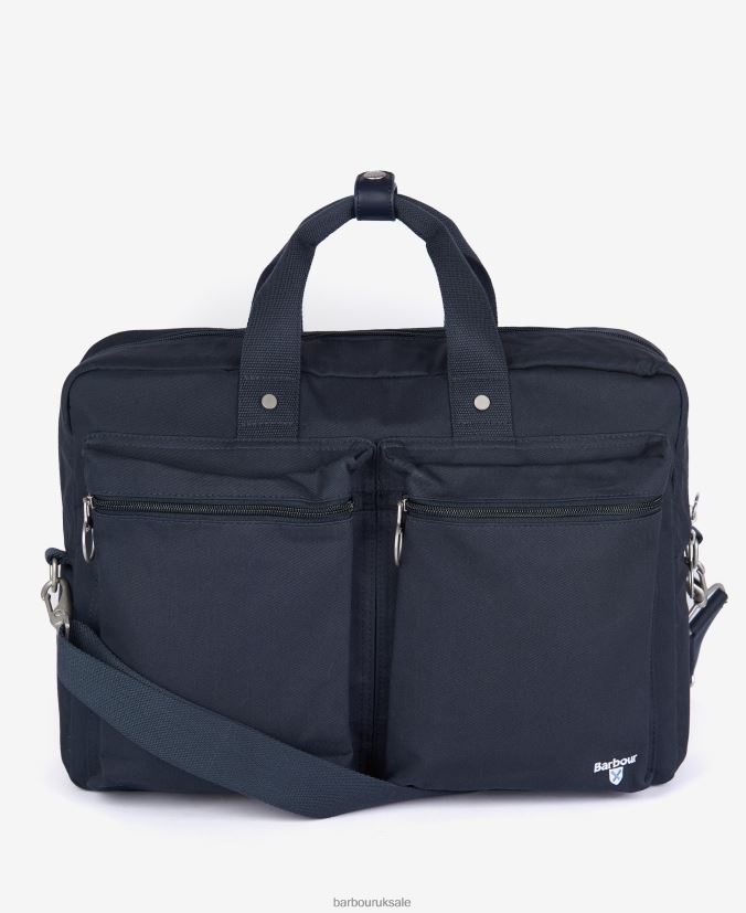 Cascade Three-Way Laptop Bag Barbour Men R08LB62196 Accessories Classic Navy