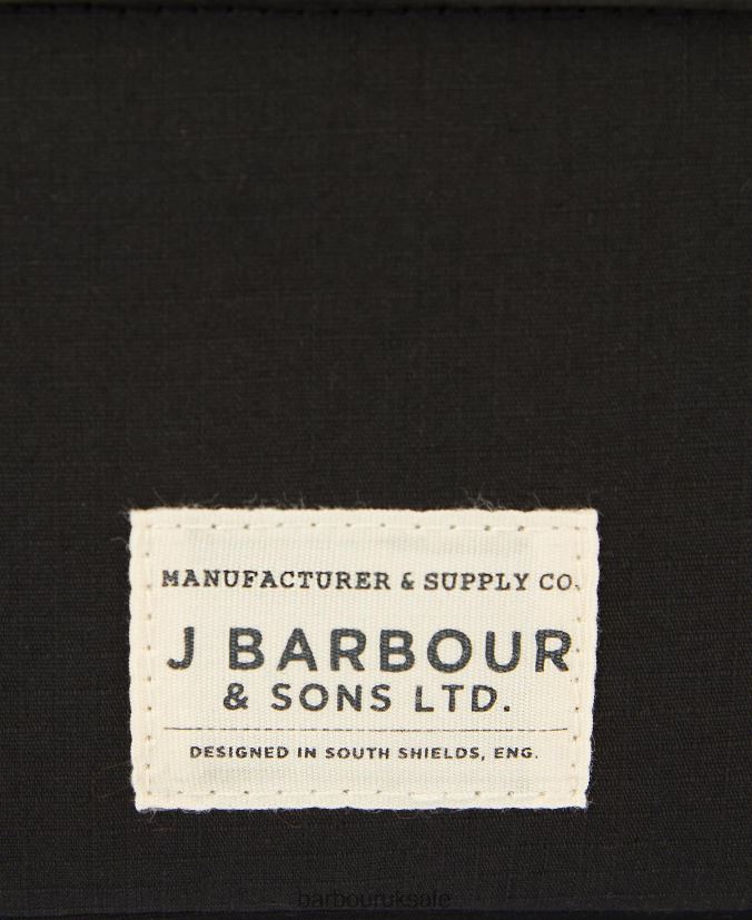 Double Zip Washbag Barbour Men R08LB62199 Accessories Black