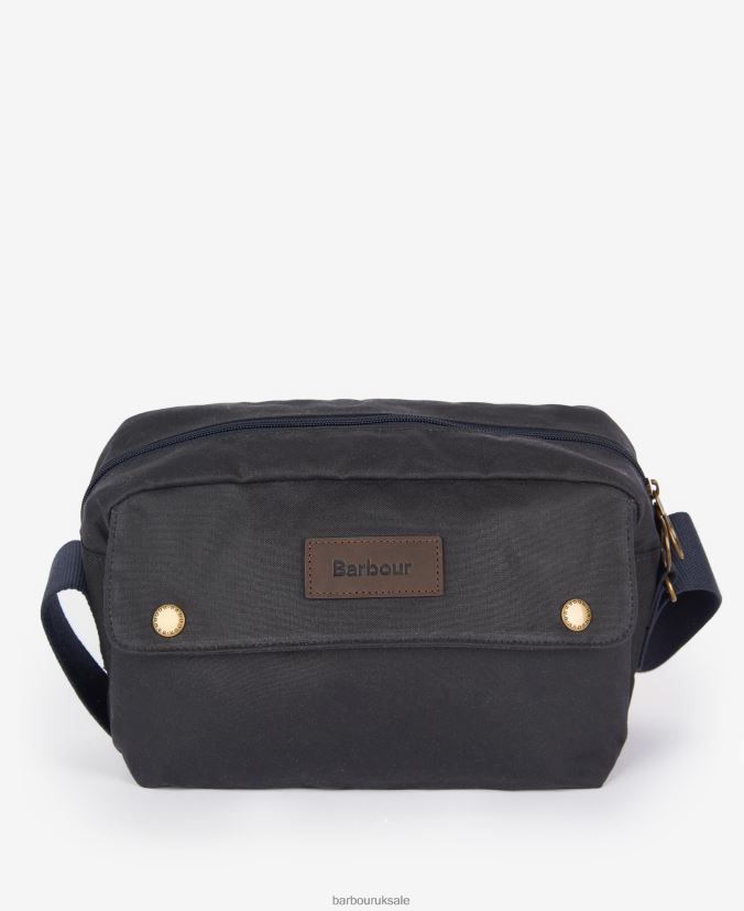 Essential Wax Crossbody Bag Barbour Men R08LB62189 Accessories Classic Navy