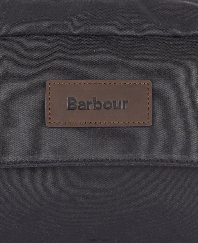 Essential Wax Crossbody Bag Barbour Men R08LB62189 Accessories Classic Navy