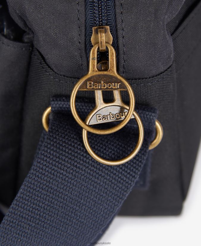 Essential Wax Crossbody Bag Barbour Men R08LB62189 Accessories Classic Navy