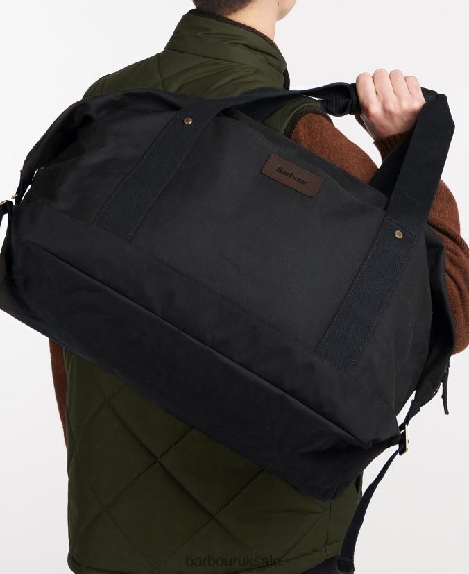 Essential Wax Holdall Barbour Men R08LB62197 Accessories Navy