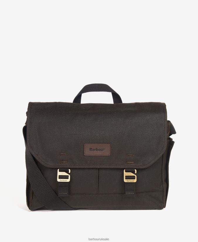Essential Wax Messenger Bag Barbour Men R08LB62188 Accessories Navy