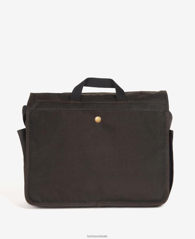Essential Wax Messenger Bag Barbour Men R08LB62188 Accessories Navy