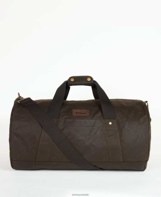 Explorer Wax Duffle Bag Barbour Men R08LB62191 Accessories Navy