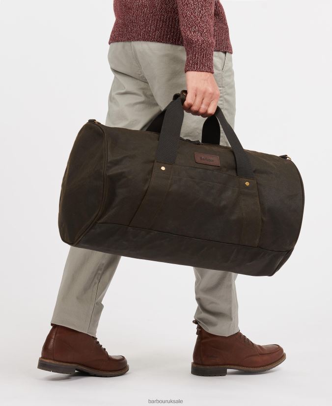 Explorer Wax Duffle Bag Barbour Men R08LB62191 Accessories Navy