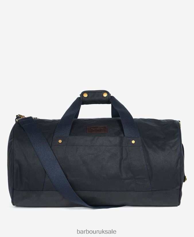 Explorer Wax Duffle Bag Barbour Men R08LB62194 Accessories Navy