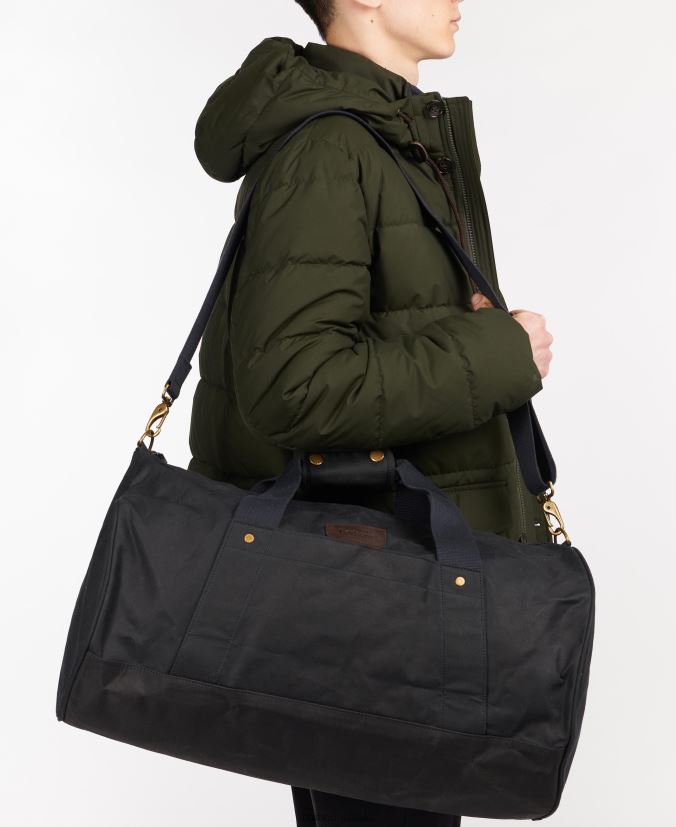 Explorer Wax Duffle Bag Barbour Men R08LB62194 Accessories Navy