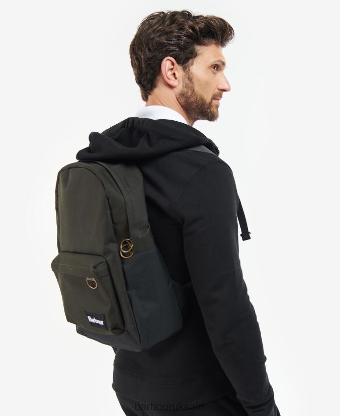 Highfield Canvas Backpack Barbour Men R08LB62206 Accessories Navy/Olive