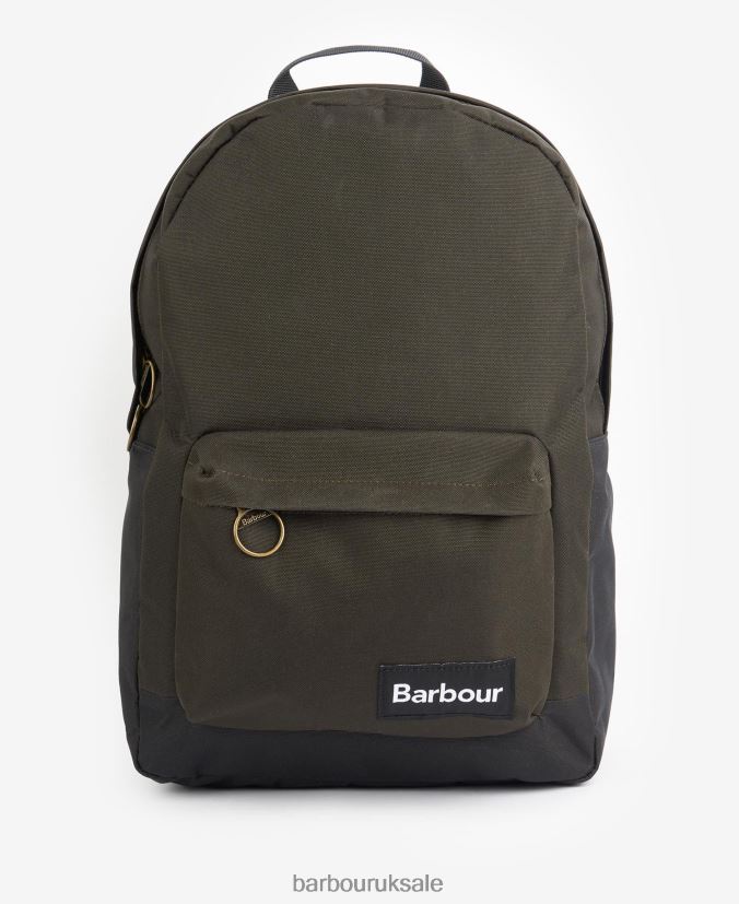 Highfield Canvas Backpack Barbour Men R08LB62206 Accessories Navy/Olive