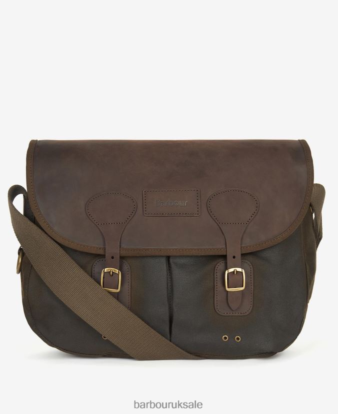 Wax Leather Tarras Bag Barbour Men R08LB62185 Accessories Navy