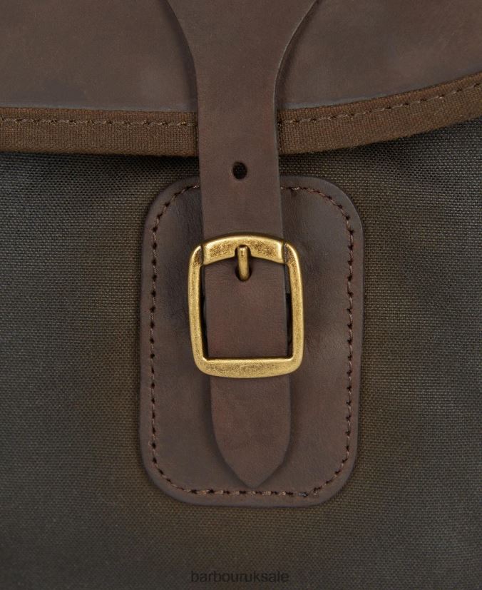 Wax Leather Tarras Bag Barbour Men R08LB62185 Accessories Navy