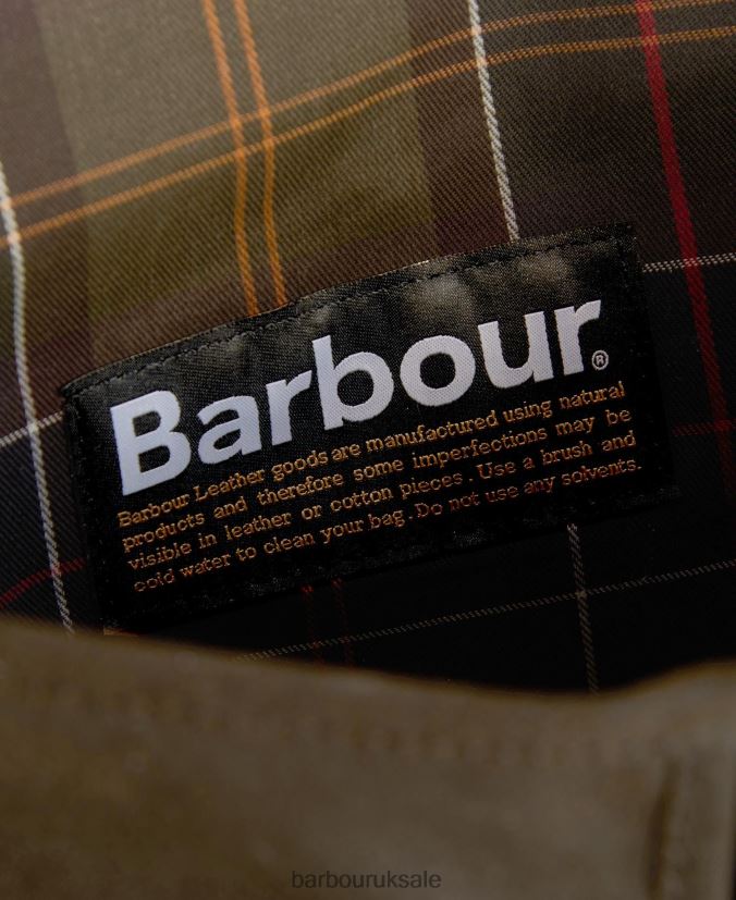 Wax Leather Tarras Bag Barbour Men R08LB62185 Accessories Navy