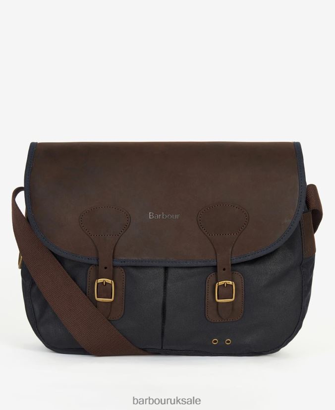 Wax Leather Tarras Bag Barbour Men R08LB62207 Accessories Navy