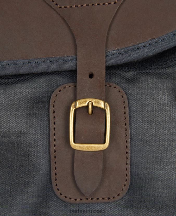 Wax Leather Tarras Bag Barbour Men R08LB62207 Accessories Navy