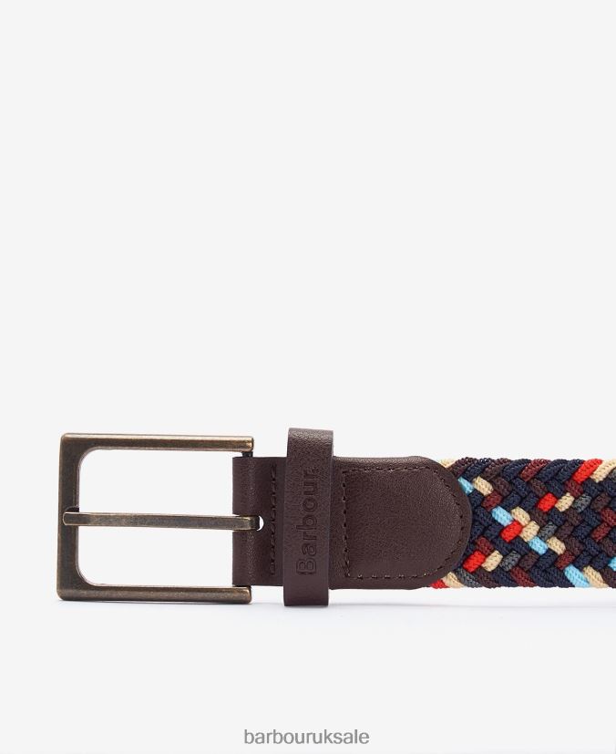 Ford Belt Barbour Men R08LB62227 Accessories Blue/Navy/Stone