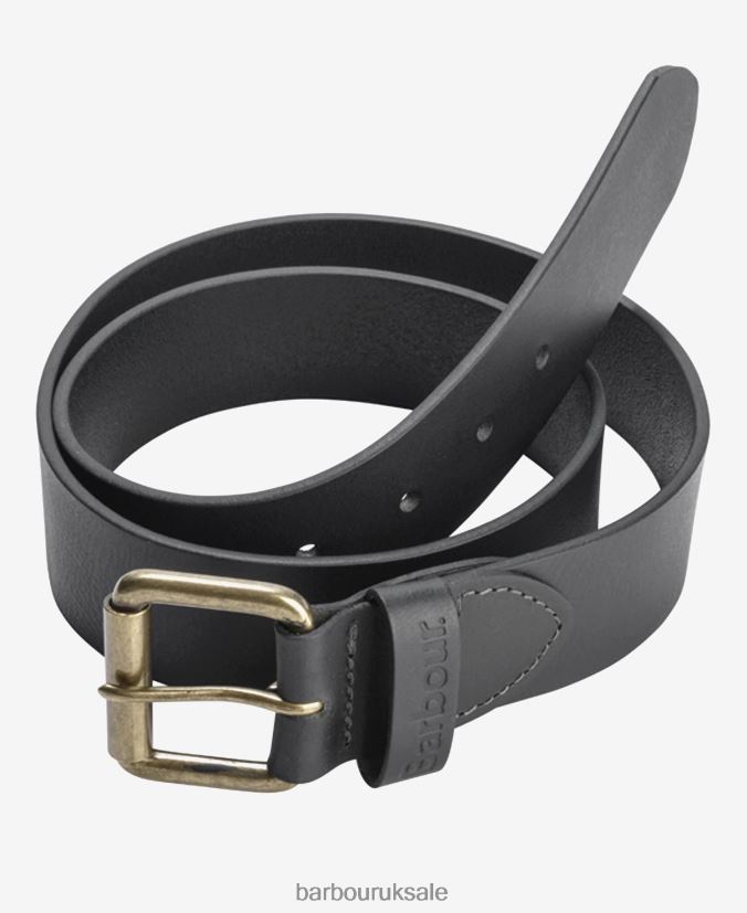 Matt Leather Belt Barbour Men R08LB62218 Accessories Dark Brown Pebble