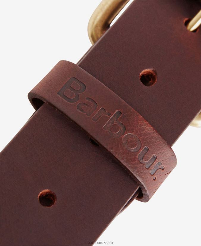 Matt Leather Belt Barbour Men R08LB62223 Accessories Black Pebble