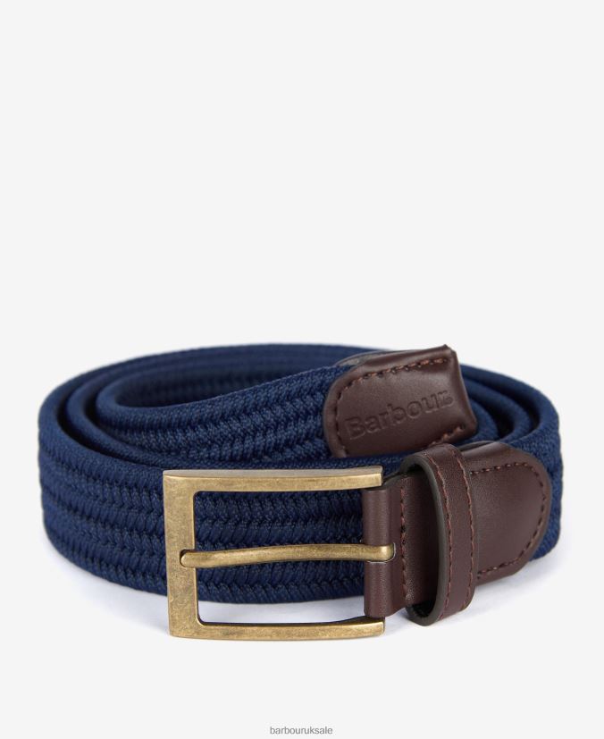 Nevis Webbing Belt Barbour Men R08LB62219 Accessories Classic Navy