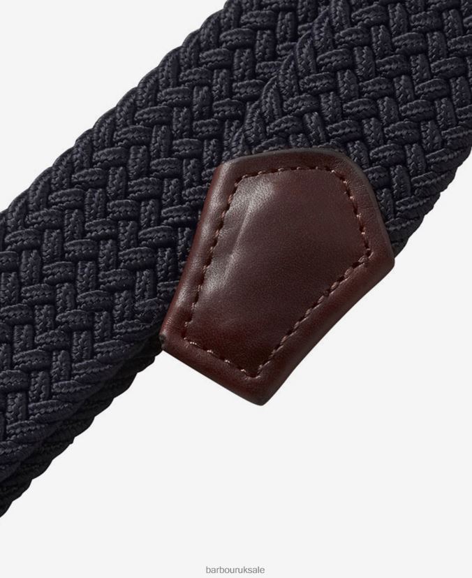 Stretch Webbing Belt Barbour Men R08LB62224 Accessories Dark Brown