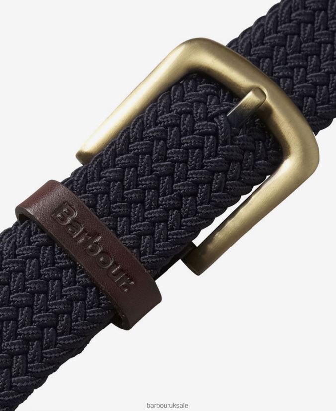 Stretch Webbing Belt Barbour Men R08LB62224 Accessories Dark Brown