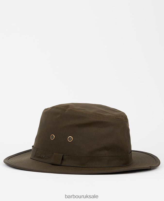Dawson Wax Safari Hat Barbour Men R08LB62234 Accessories Sand