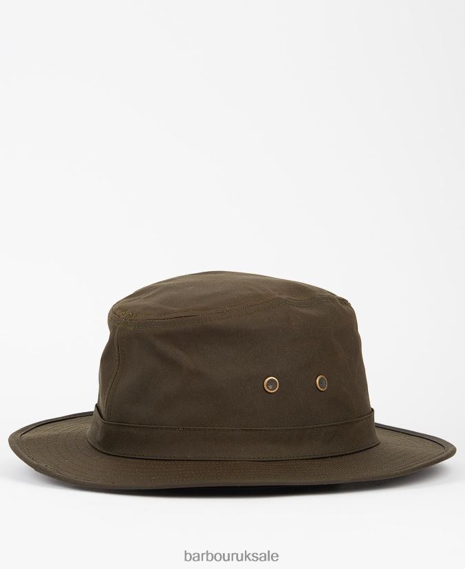 Dawson Wax Safari Hat Barbour Men R08LB62234 Accessories Sand