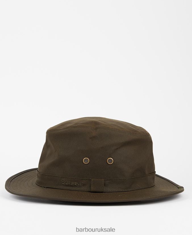 Dawson Wax Safari Hat Barbour Men R08LB62234 Accessories Sand