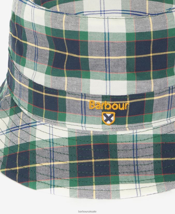 Oxbridge Tartan Bucket Hat Barbour Men R08LB62274 Accessories Summer Ivy