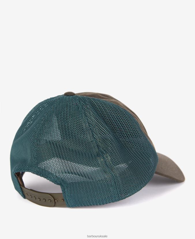 Rydale Trucker Cap Barbour Men R08LB62309 Accessories Olive