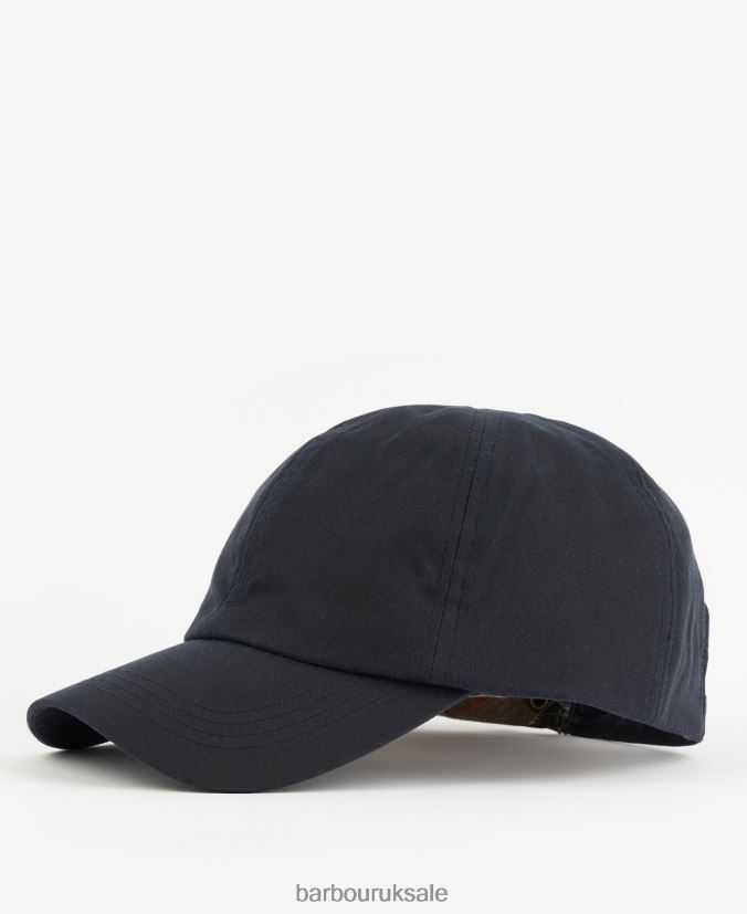 Sport Cap Wax Barbour Men R08LB62238 Accessories Navy/Cordovan