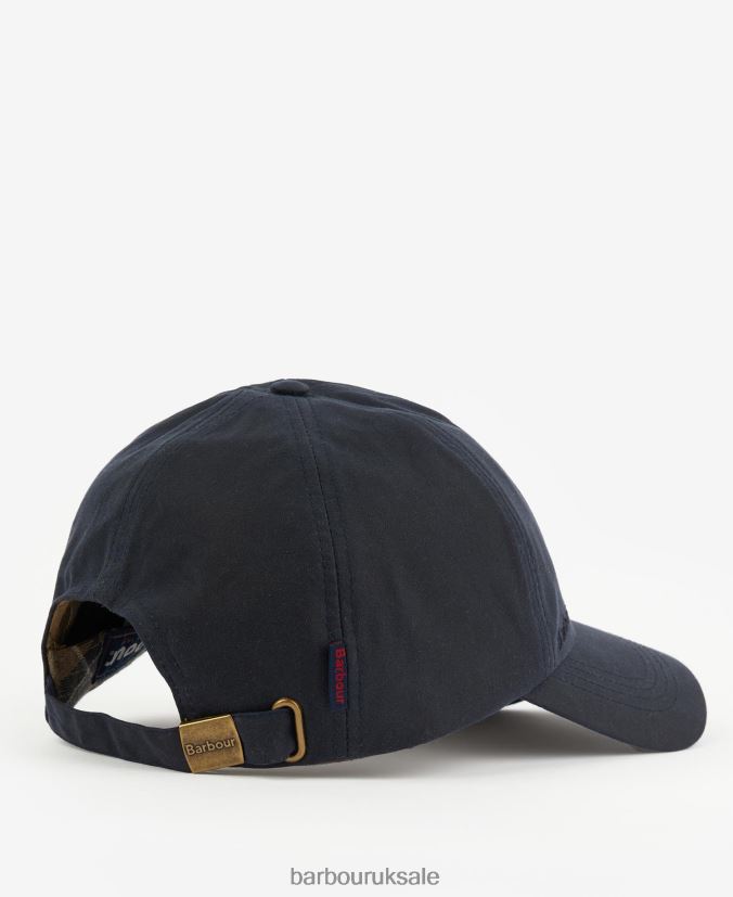 Sport Cap Wax Barbour Men R08LB62238 Accessories Navy/Cordovan