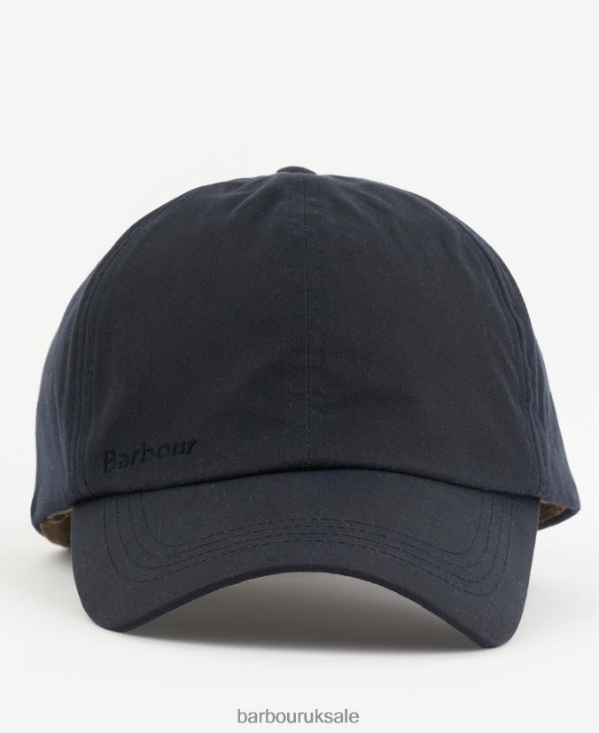 Sport Cap Wax Barbour Men R08LB62238 Accessories Navy/Cordovan