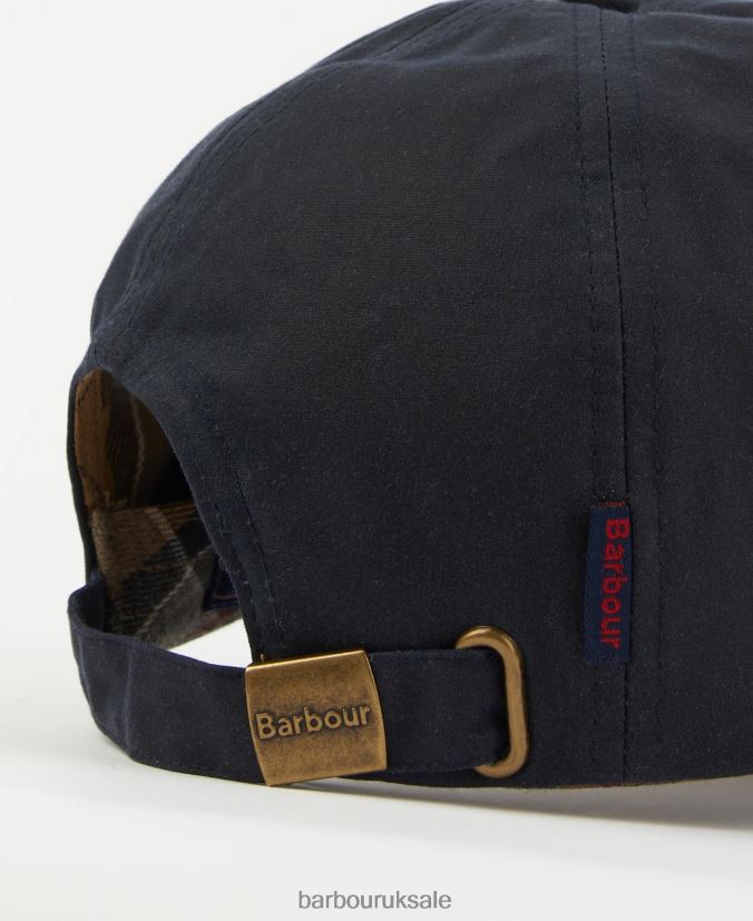 Sport Cap Wax Barbour Men R08LB62238 Accessories Navy/Cordovan