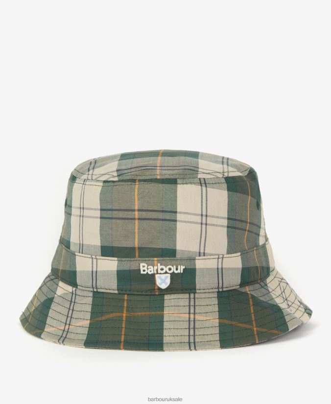 Tartan Bucket Hat Barbour Men R08LB62304 Accessories Amble Sand