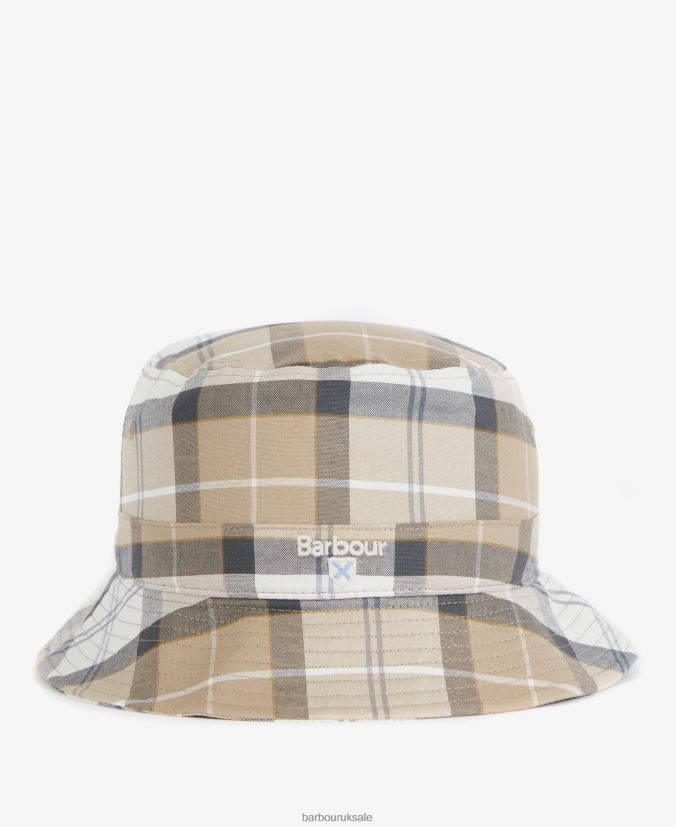 Tartan Bucket Hat Barbour Men R08LB62311 Accessories Amble Sand