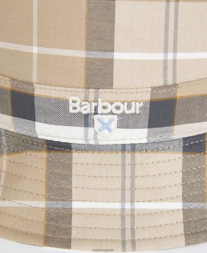 Tartan Bucket Hat Barbour Men R08LB62311 Accessories Amble Sand