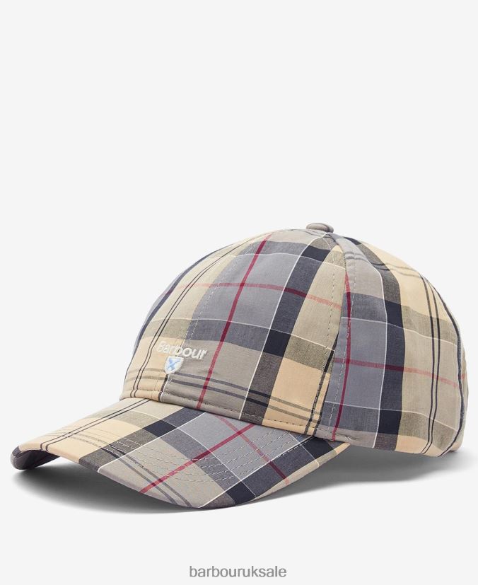 Tartan Sports Cap Barbour Men R08LB62266 Accessories Beige