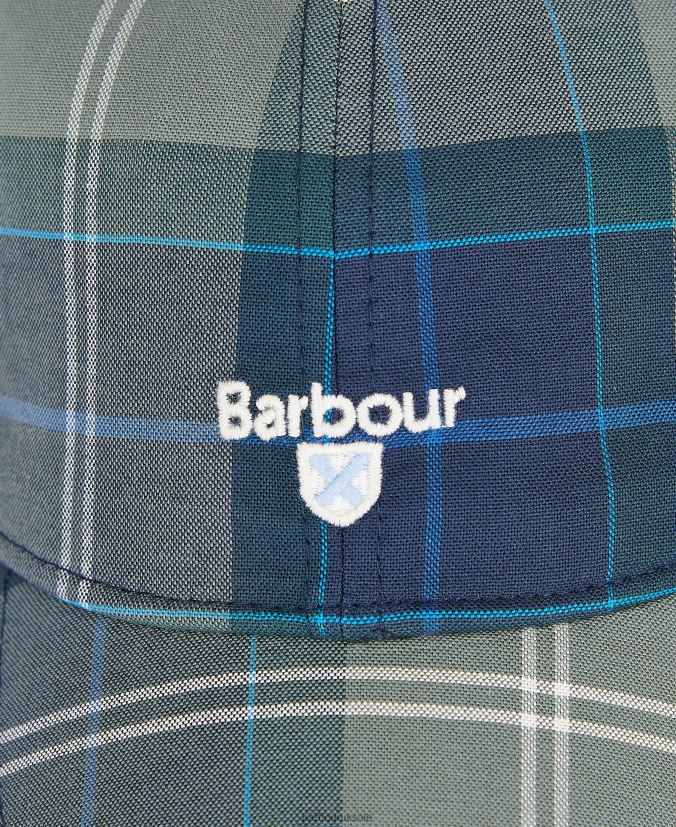 Tartan Sports Cap Barbour Men R08LB62271 Accessories Kielder Blue