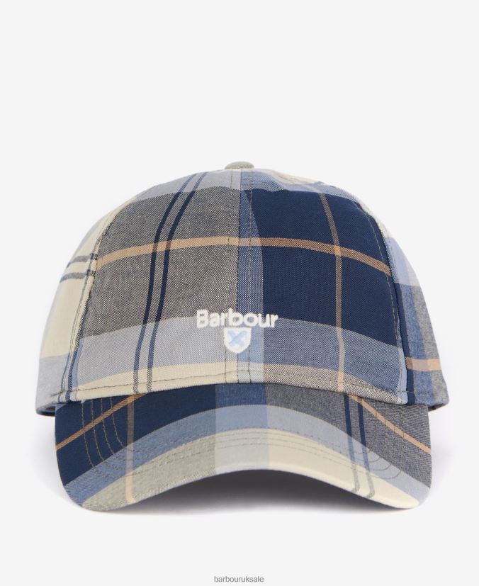 Tartan Sports Cap Barbour Men R08LB62299 Accessories Kielder Blue