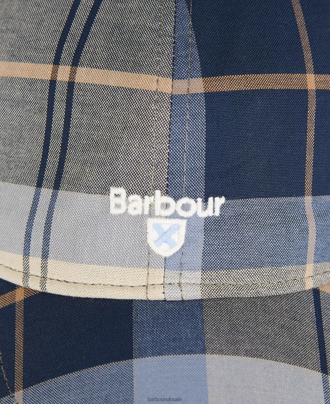 Tartan Sports Cap Barbour Men R08LB62299 Accessories Kielder Blue