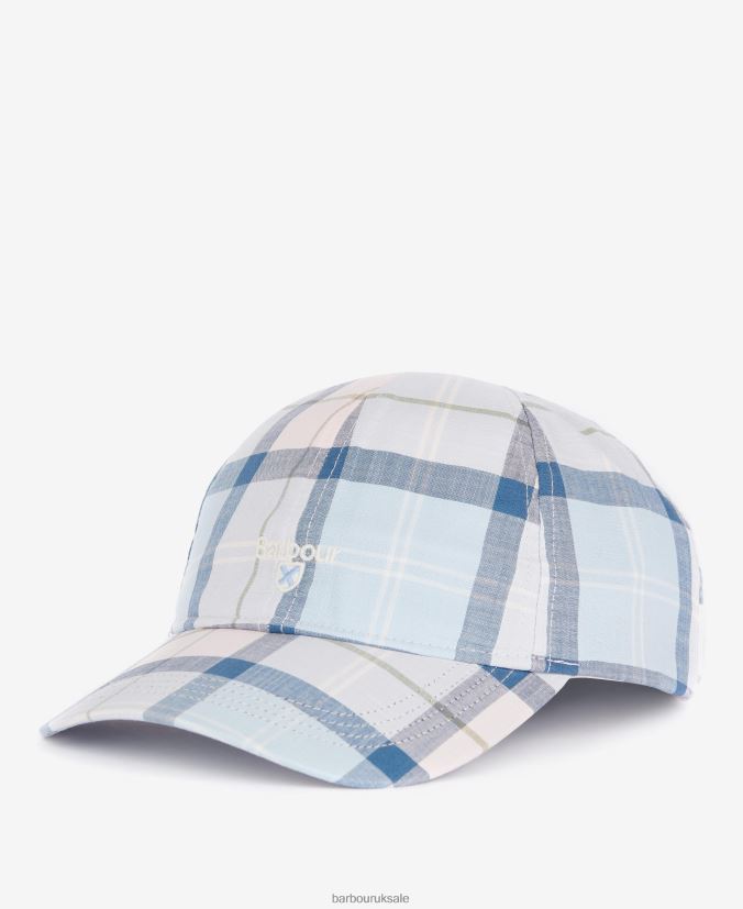 Tartan Sports Cap Barbour Men R08LB62303 Accessories Kielder Blue