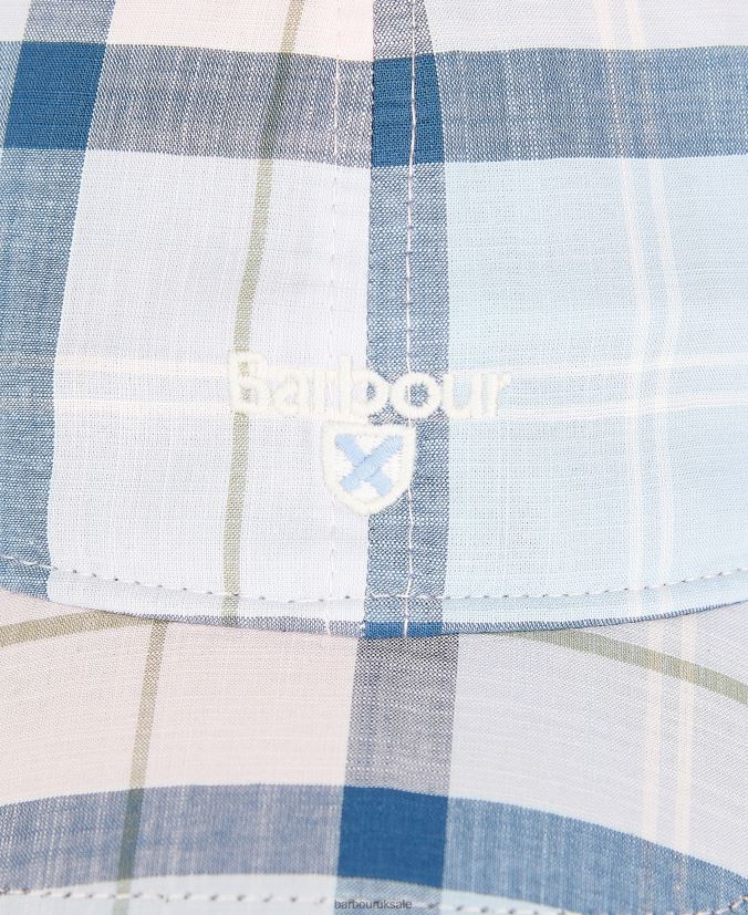 Tartan Sports Cap Barbour Men R08LB62303 Accessories Kielder Blue